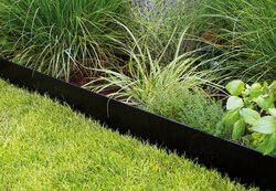 Borderrand Premium - Metaal - Zwart - 24 x 100 cm - afbeelding 2