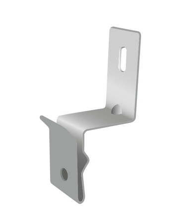 Fixation murale pour treillage - Métal Galvanisé - 4pc