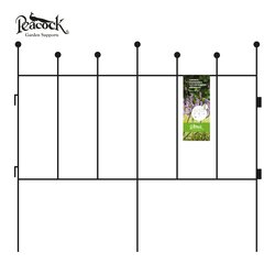 Garden Fence Classic - Matt Black - 60 x 50 cm