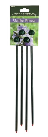 Glasfiber pins 35 cm - Ø 8 mm, 4 stuks