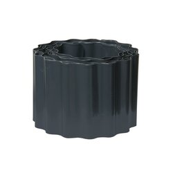 Rasenkante Metall Schwarz - Auf Rolle - 15 x 1000 cm