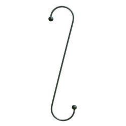 S-hook 35 cm, green