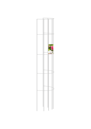 Trellis Peacock Rain Pipe - Metal Galvanized - image 1