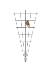 Wandspalier Fächer - Schwarz Matt